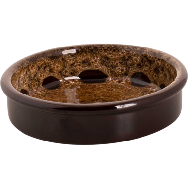 Ovenschaal Sabana 10 x 2,6 cm Wit Bruin