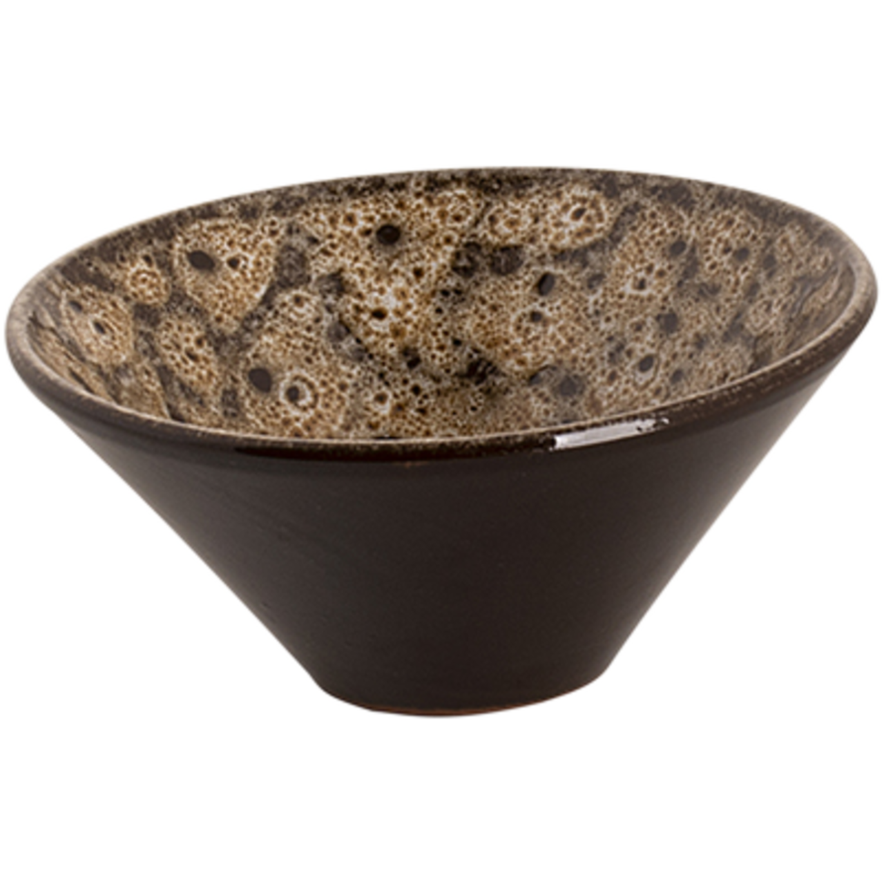 Schaal Sabana 10 cm 10 cl Bruin Wit