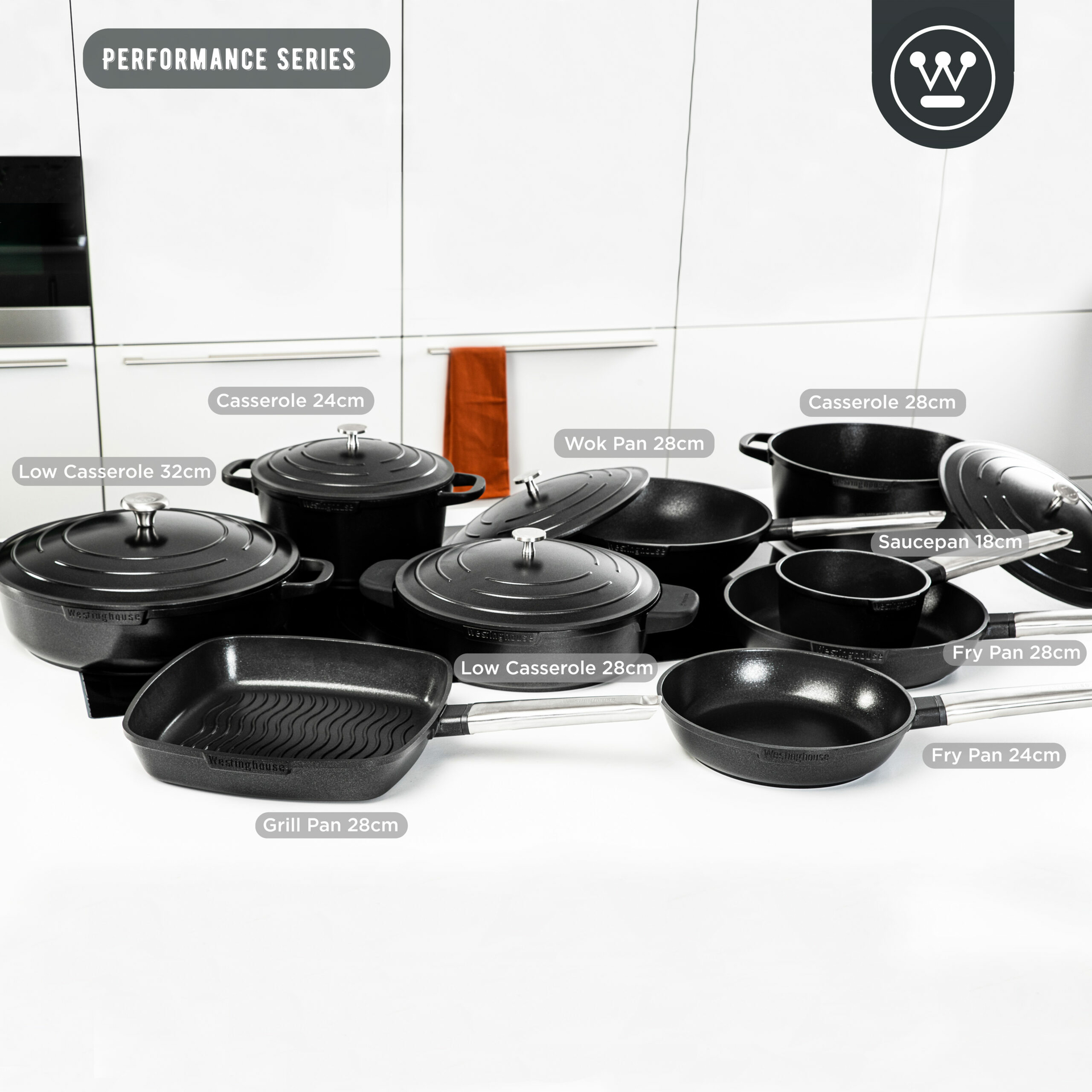Lol compromis Voeding Steelpan 18 cm Zwart Performance Series Inductie Westinghouse | Gezonde en  lichtgewichte pannen - Kookwinkel Kitchen&More