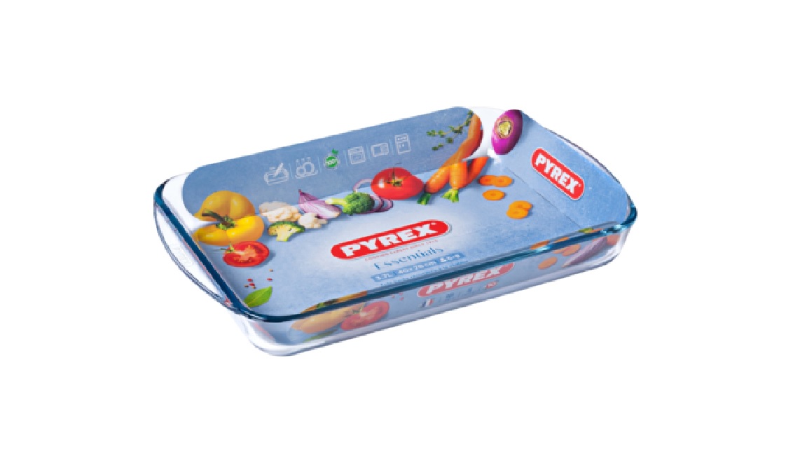 Ovenschaal 3,7L Pyrex Essentials borosilicaat