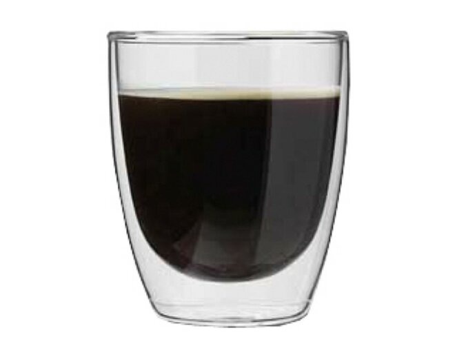 Dubbelwandig glas 80 ml Papillon
