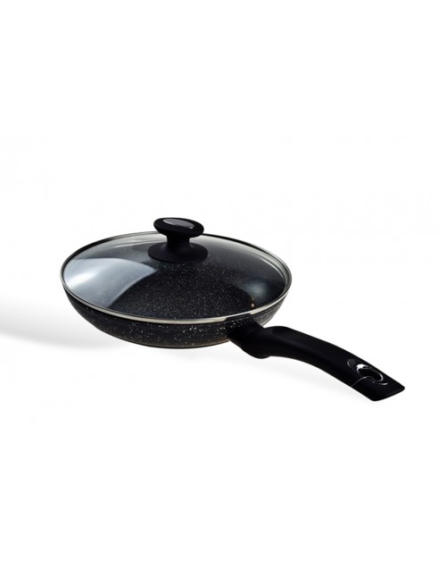 Hapjespan Keramische Coating 24 cm Black Ed&euml;nb&euml;rg Stonetec Line