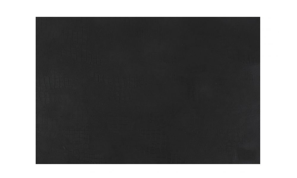 Placemat 45 x 30 cm Lederlook Zwart Layer