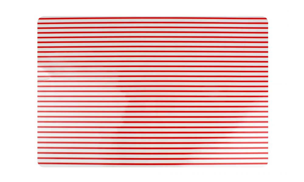 Placemat 45 x 30 cm Rood Stripes
