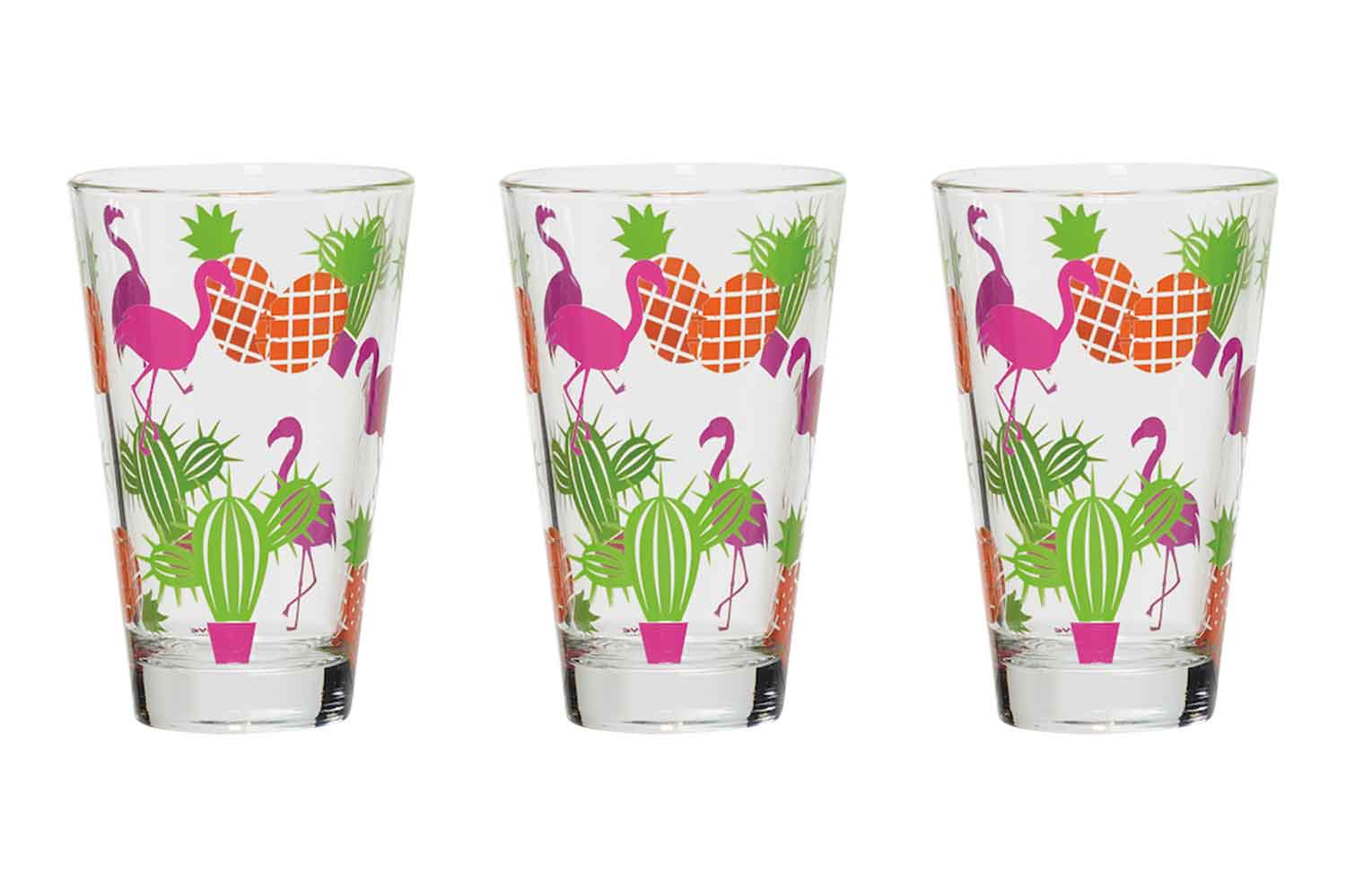 Glas 31 cl Nadia Guatemala set van 3