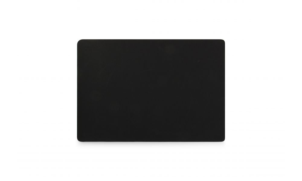 Placemat 43 x 30 cm Leder Zwart Dinner