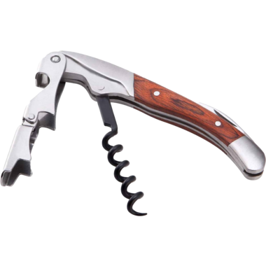 Kelnermes hout RVS 12 cm