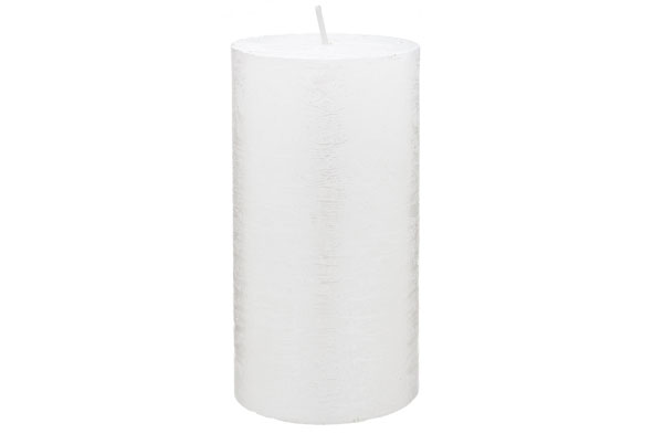 Stompkaars Rustic Metallic Wit 13 cm