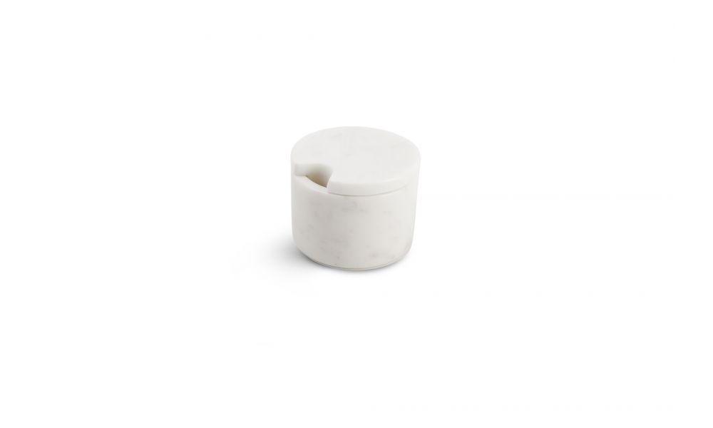 Suikerpot marble white Pura