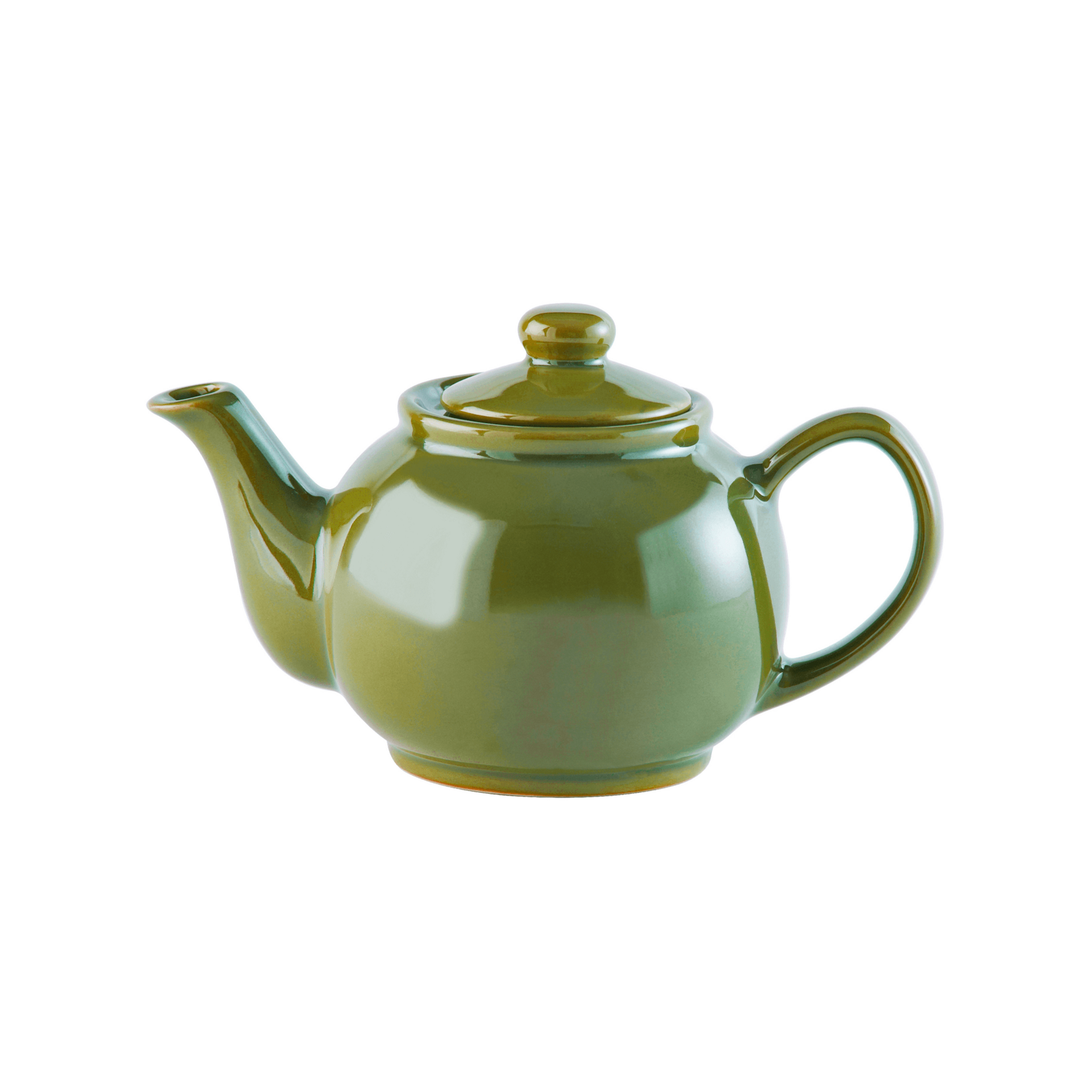Theepot 0.45L Glanzend 2-Kops Olijfgroen