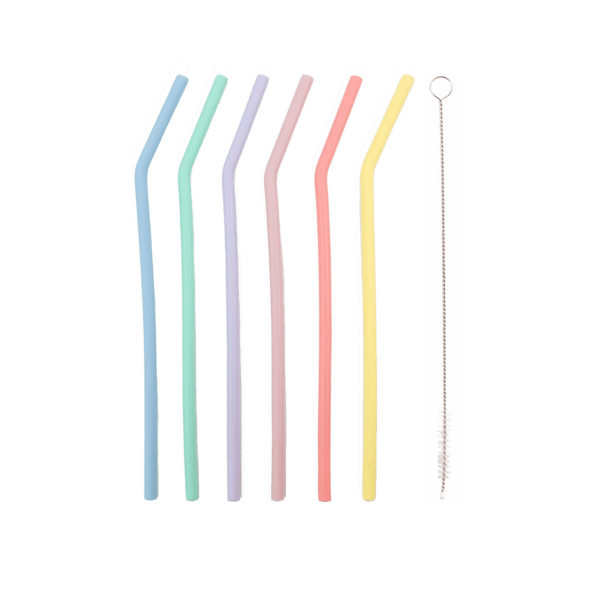 Rietjes 25cm Pastel set van 6