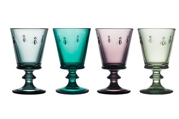 Wijnglas op voet 24cl Abeille set van 4