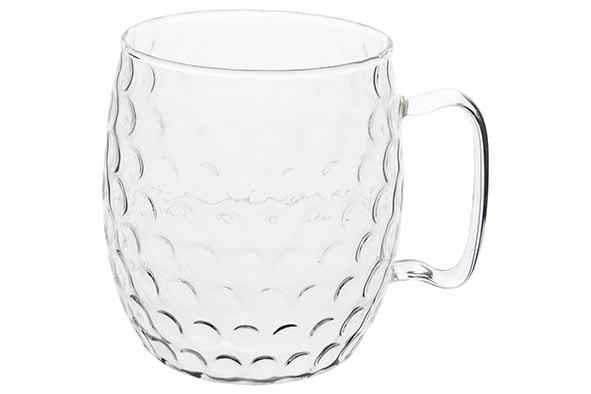 Moscow Mule Glas 500 ml Gehamerd