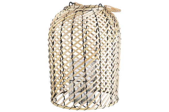 Lantaarn 35 cm Hout Afrique