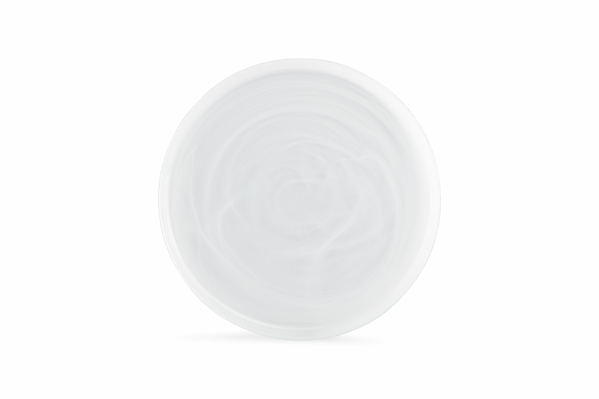 Plat bord 33 cm wit Twirl