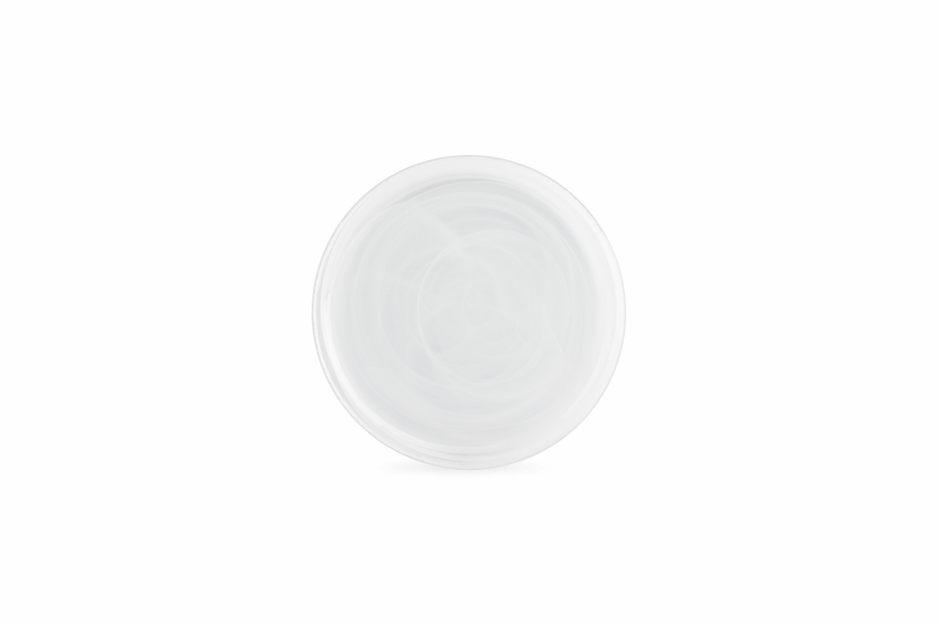 Plat bord 21 cm wit Twirl