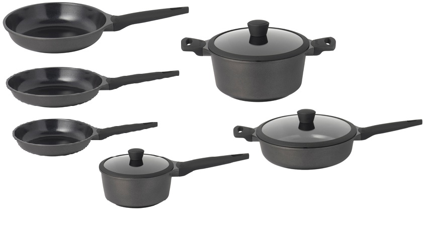 Pannenset Ceramic Deluxe Sola 9-delig