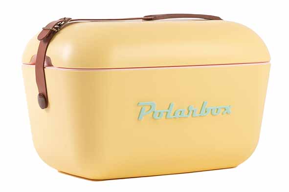 Koelbox Retro Geel 12 Liter