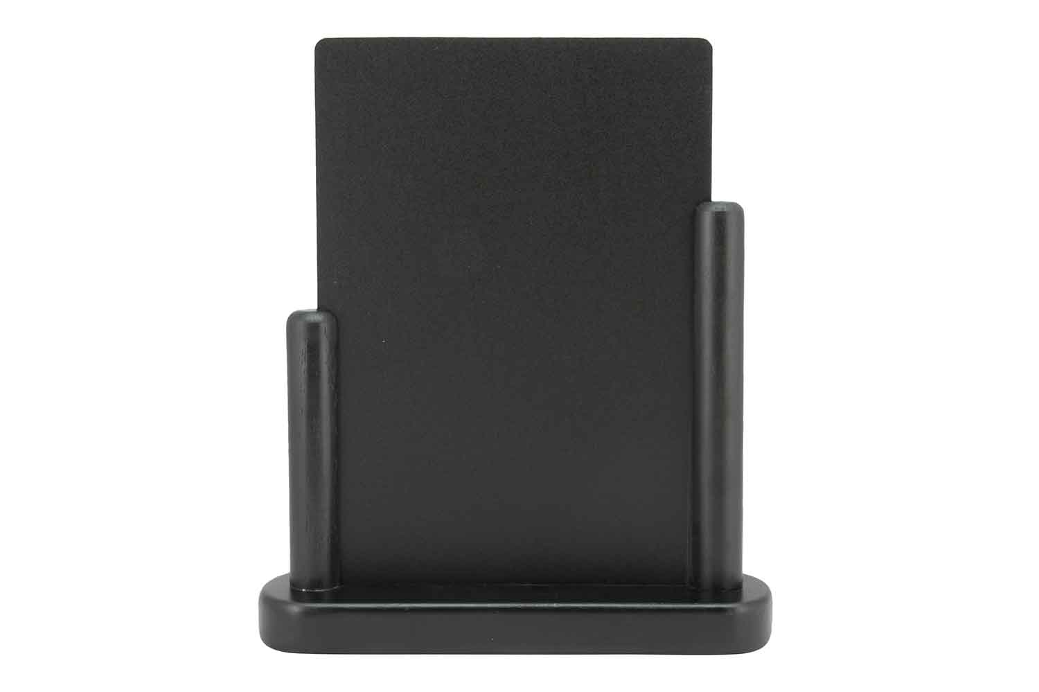 Tafel krijtbord in houder zwart 23,3 cm x 20 cm Elegant