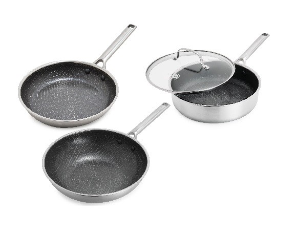 Pannenset 3-delig Greenpan Apex