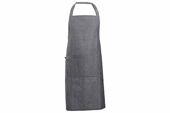 Keukenschort black Chambray Stoff