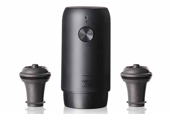 Elektrische wine saver Vacu Vin oplaadbaar