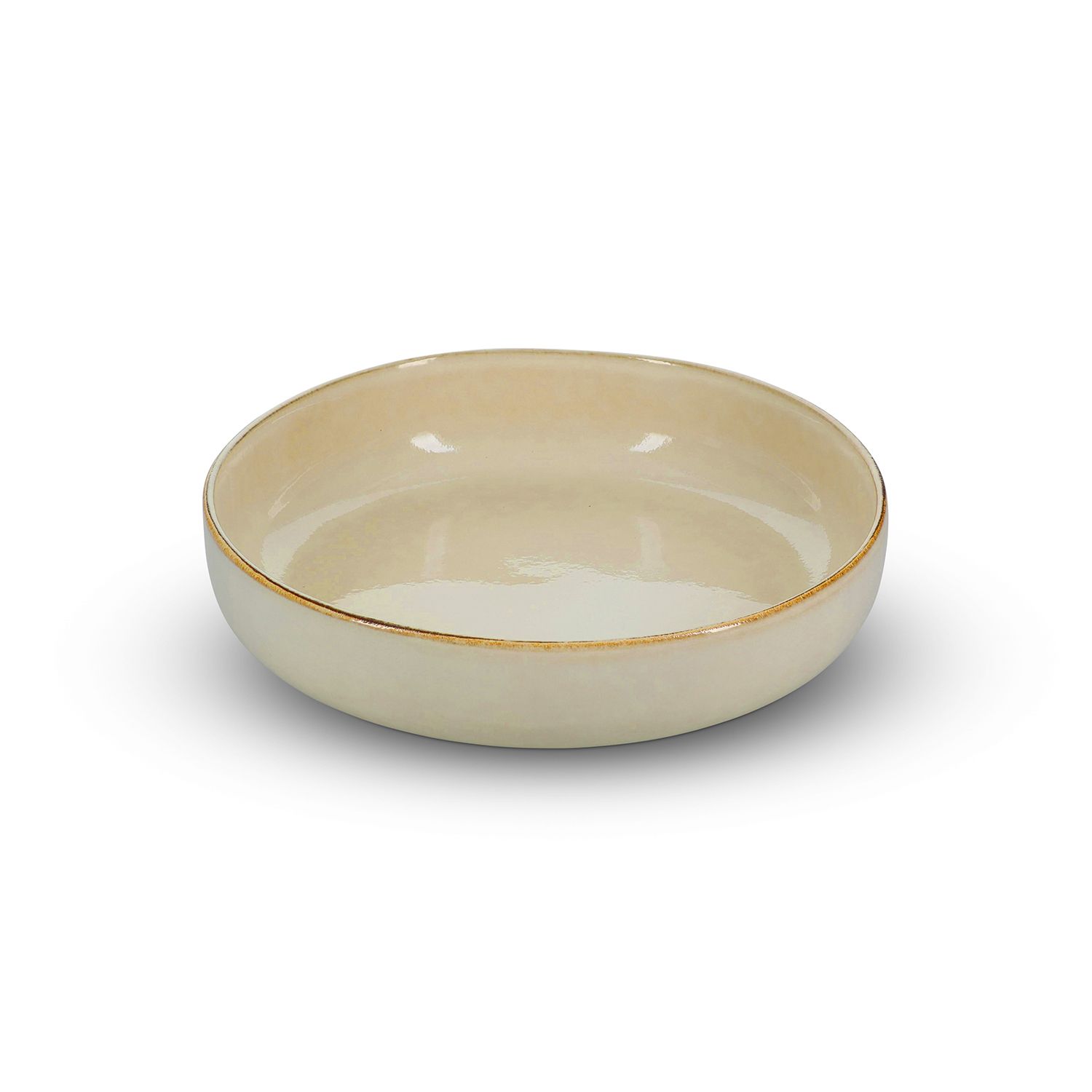 Serveerschaal 28 cm x 7 cm Meridian Ivoor