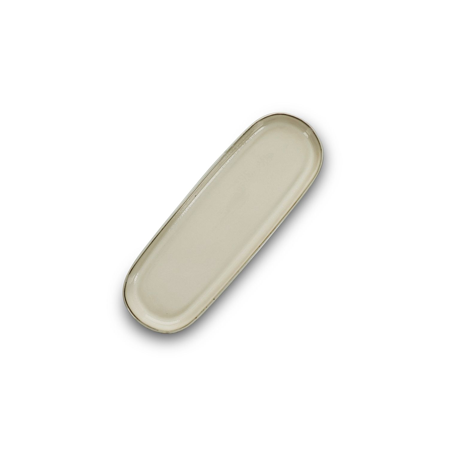 Serveerschaal ovaal 29 cm x 10 cm Meridian Ivoor