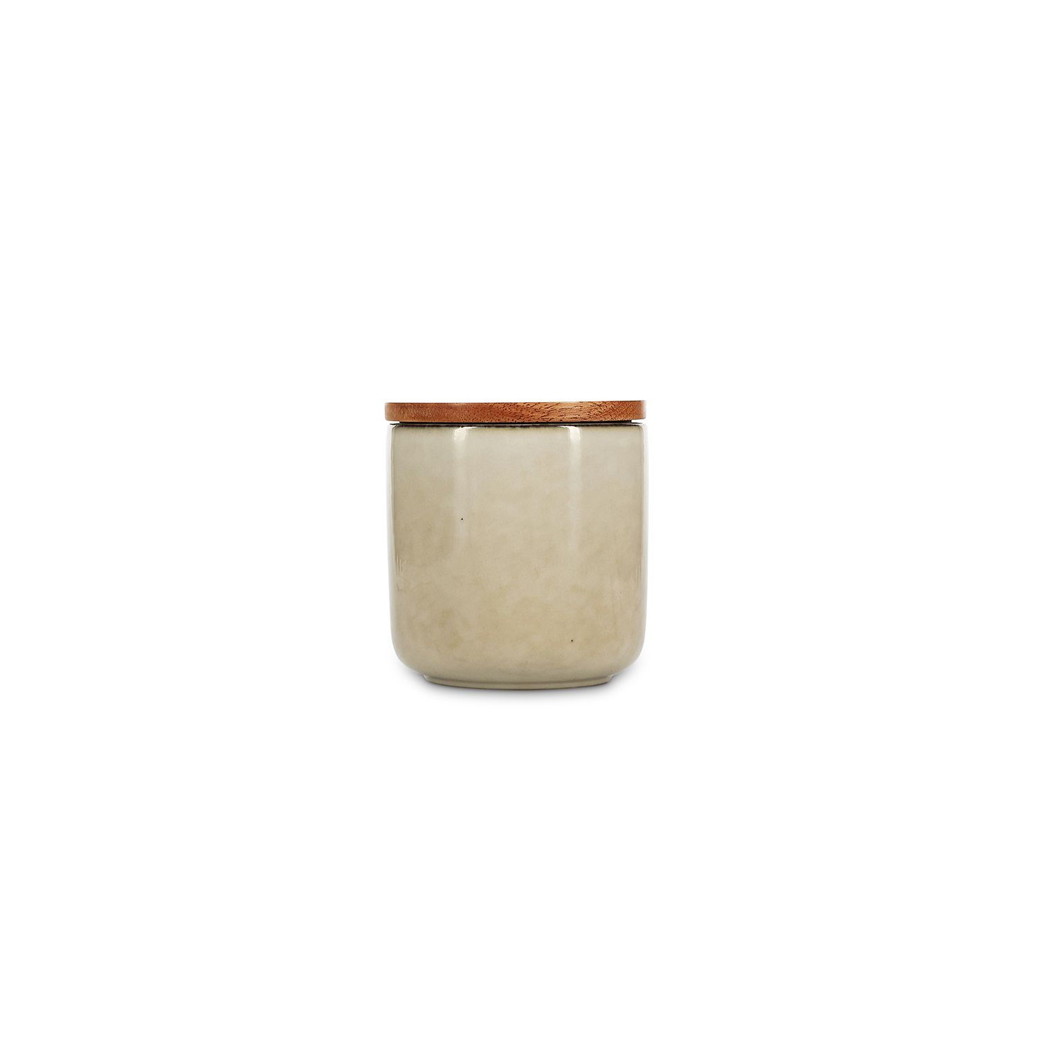 Voorraadpot 12 cm x 12 cm Meridian Ivoor