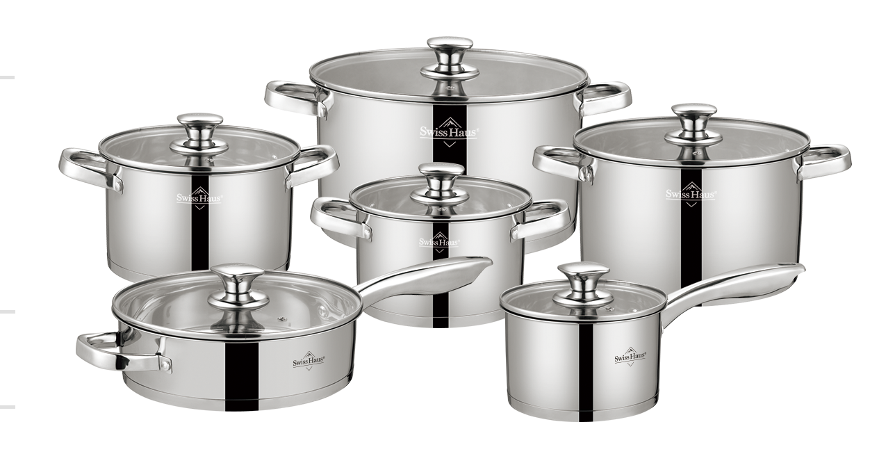 Pannenset RVS 12-delig Premium