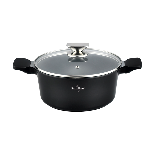 Braadpan 34 cm marmeren coating 10  liter