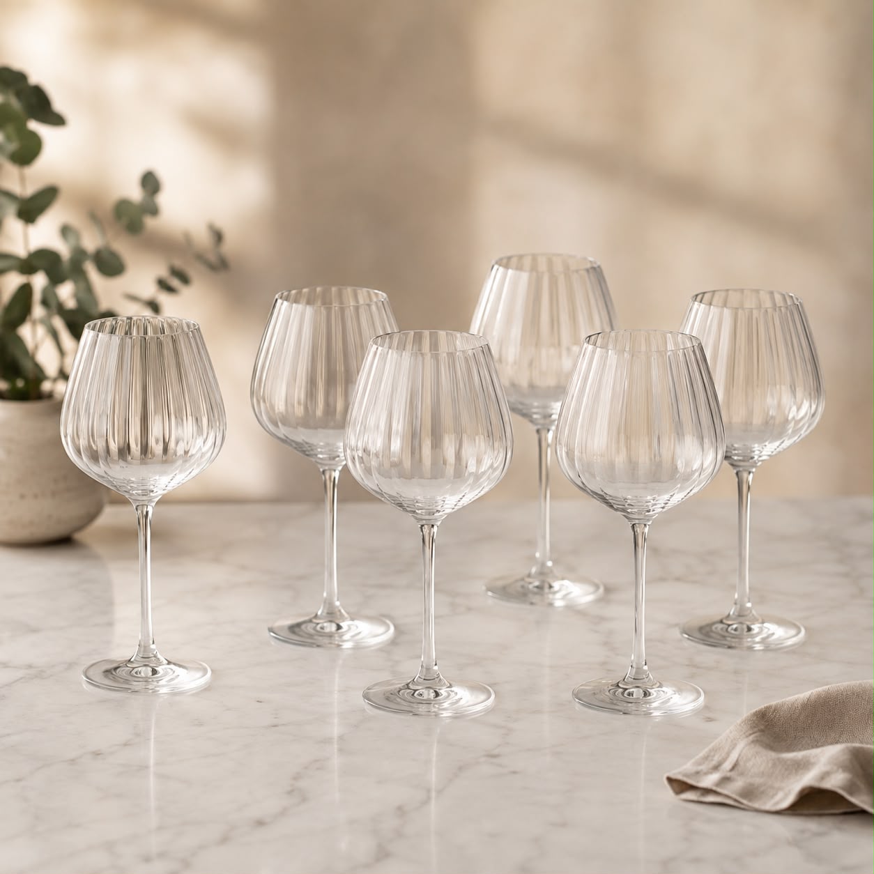 Gin-Tonic Glazen Set van 6 Optic Nuform 64 cl