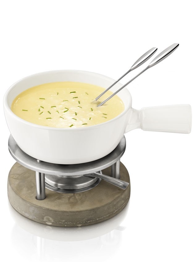 Kaasfondue wit 4 personen Life Boska Aanbieding fondue sets Boska - Kookwinkel Kitchen&More