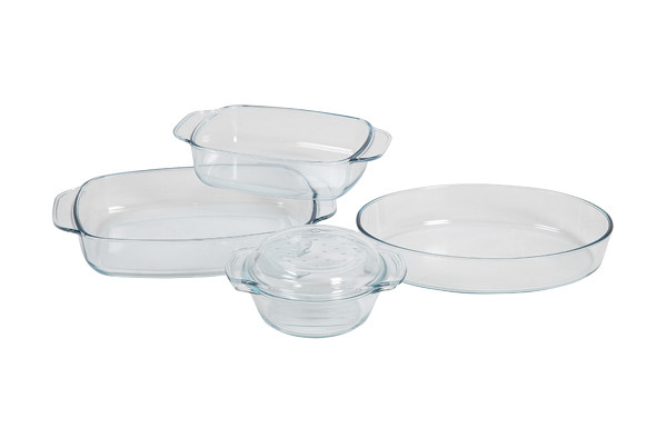 Ovenschalen set glas 4-delig Cosy&Trendy.