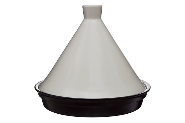 Tajine 29 cm Okinawa zwart wit