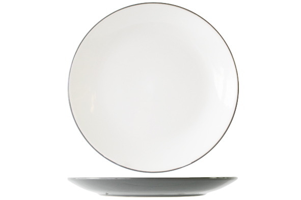 Bord rond Vince grijs 27,5 cm