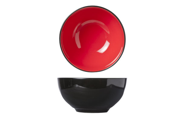 Kom 15cm rood Finesse