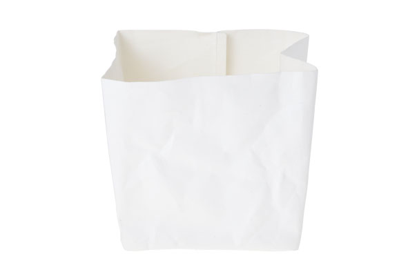 Broodzakje 15cm wit