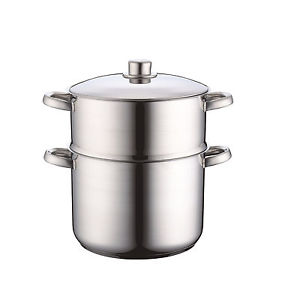 Couscous pan RVS 6 liter | Gezond koken behoud van vitamines - Kookwinkel Kitchen&More