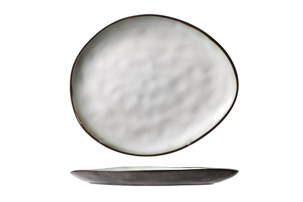 Bord ovaal 19,5 cm Plato glanzend