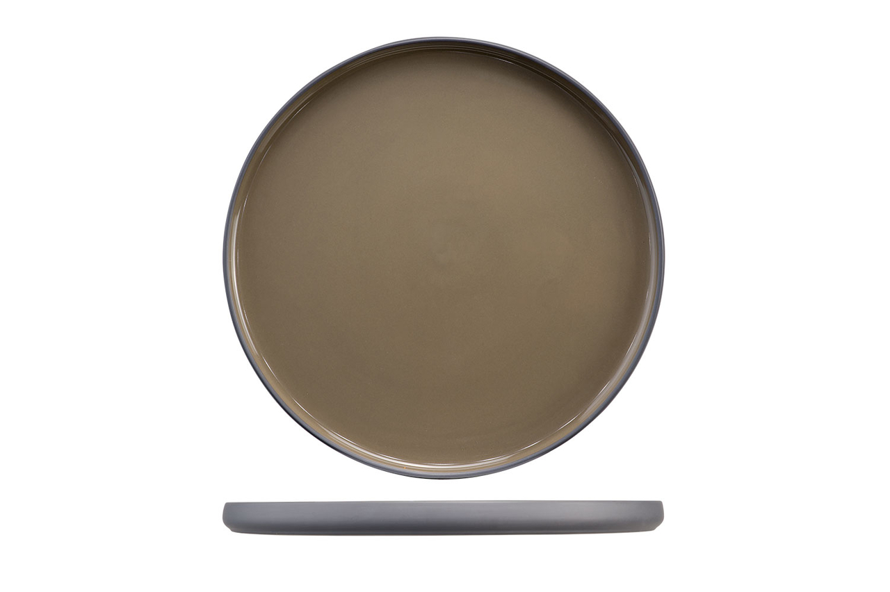 Bord 27cm Iowa Taupe
