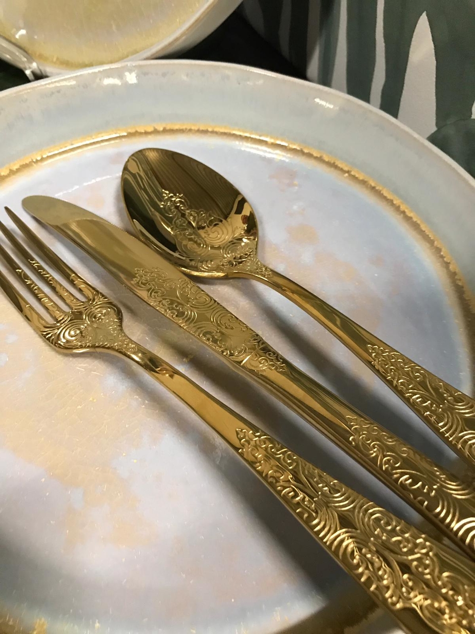 Bestekset 24-delig Gold Antique | goud bestek Kookwinkel Kitchen&More