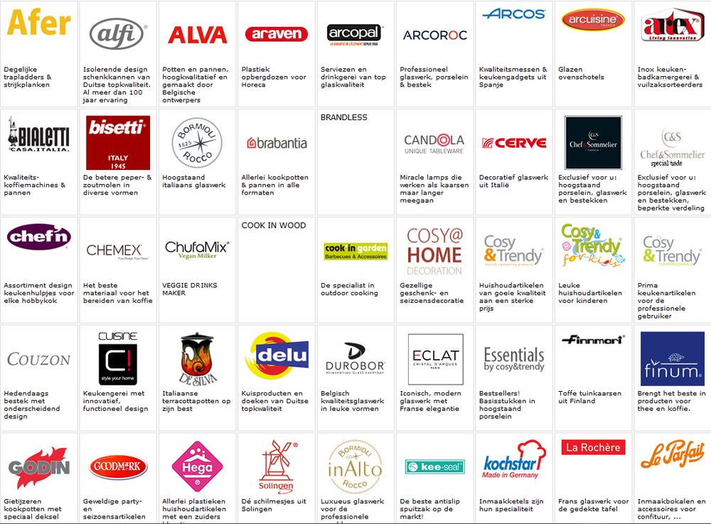 Servies merken Verschillende merken en lijnen servies - Kookwinkel Kitchen&More