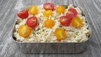 Bloemkoolrijst-tonijn salade Bloemkoolrijst-tonijn salade