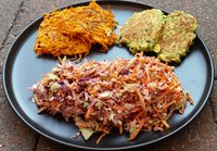 Koolsalade met rosti Koolsalade met rosti