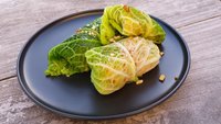 Groene kool rolletjes Groene kool rolletjes