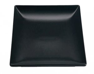 Asia Black vierkant plat bord mat 18x18 cm | Plezier in de Keuken - Kookwinkel Kitchen&More