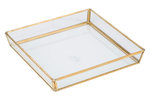 Schaal vierkant 16,5cm goud