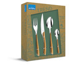 Amefa Bestekset Eclat Naturel hout 16-delig