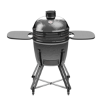 Kamado BBQ Grill XL zwart Kamal met zijbordjes en onderstel